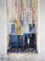 de l‘autre côté,techinque mixte,100x73cm