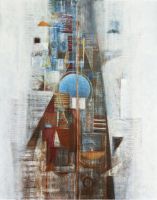 évasion,2017,huile sur toile,92x73cm