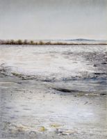 villeneuve- lès-Maguelone,pastel suer papier, 29,5 cm x39,5 cm